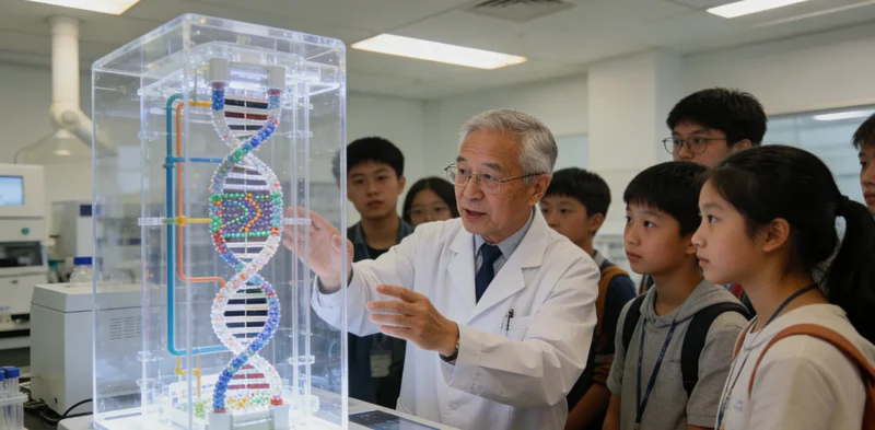 迁安遗传咨询师与市民沟通基因检