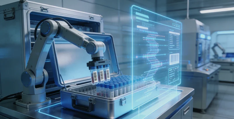 祁阳地区基因检测采样流程示意