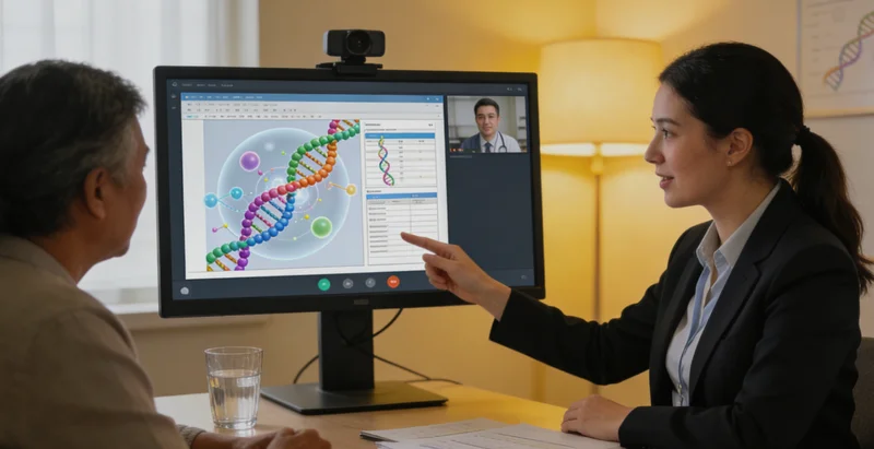 新郑遗传咨询师与市民沟通家族病