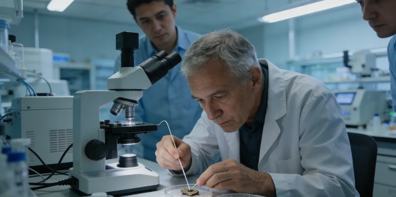 同江市民进行定期结肠镜检查示意