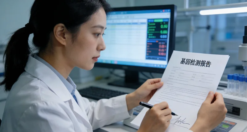 如皋患者与医生解读基因检测报告