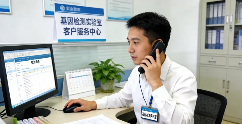 子长女性与医生进行遗传咨询场景