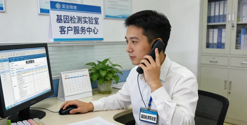 新星医院内医生与患者进行遗传咨