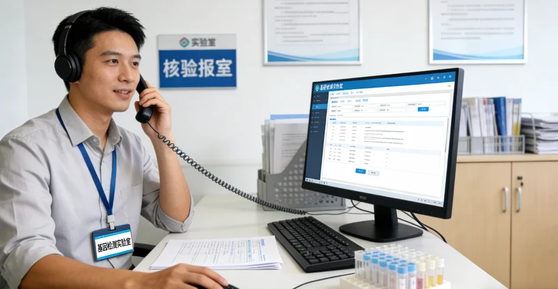 东苏旗居民进行遗传咨询场景