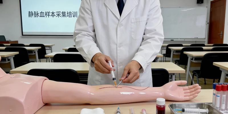 禄丰市民在医院进行基因检测采血