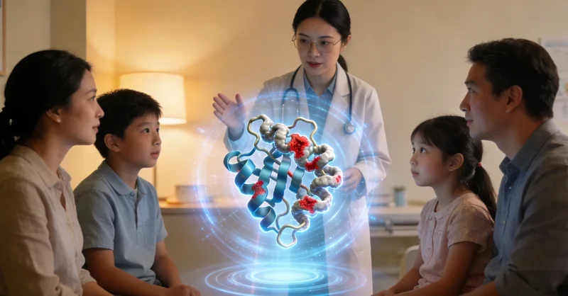 新右旗女性在进行遗传咨询，讨论