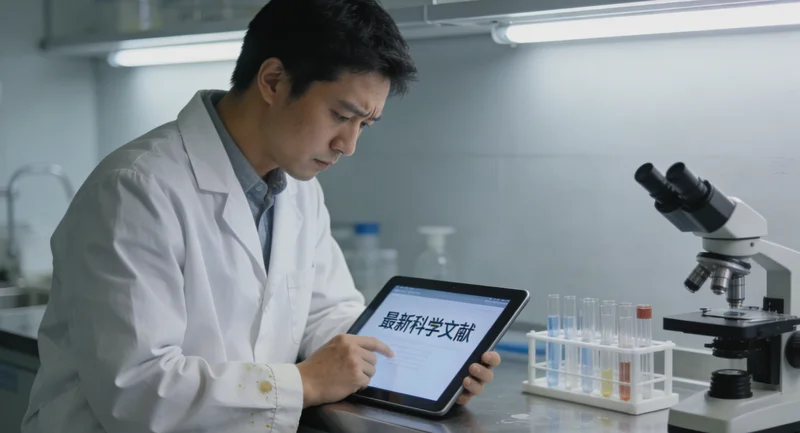 专业实验室进行基因测序分析操作