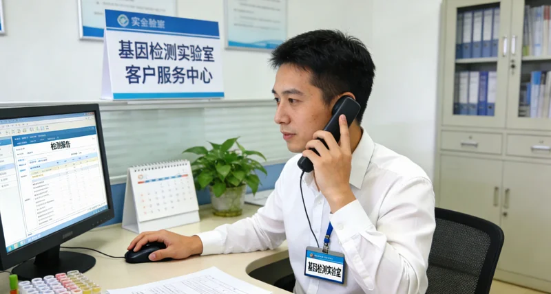 东方遗传咨询师向客户解读基因检