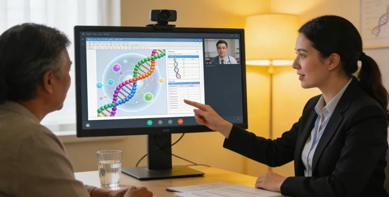 东宁遗传咨询师与家庭进行温馨沟