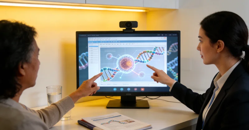 吉安医生与家庭进行遗传咨询沟通