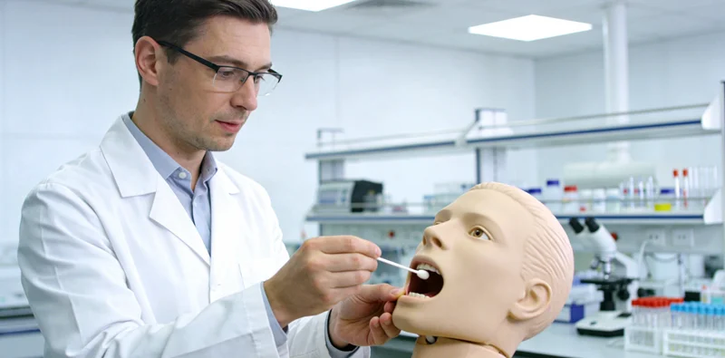 昌都市民接受无创基因检测采样现