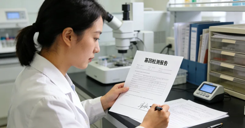 德阳基因检测报告重点部分标注示