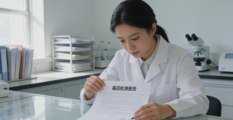 乌后旗居民查看HDGC基因检测