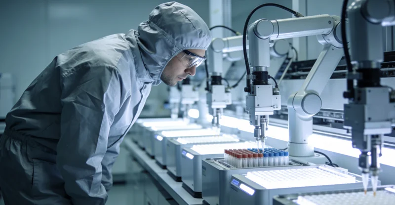 土特旗年轻女性技术工人了解基因