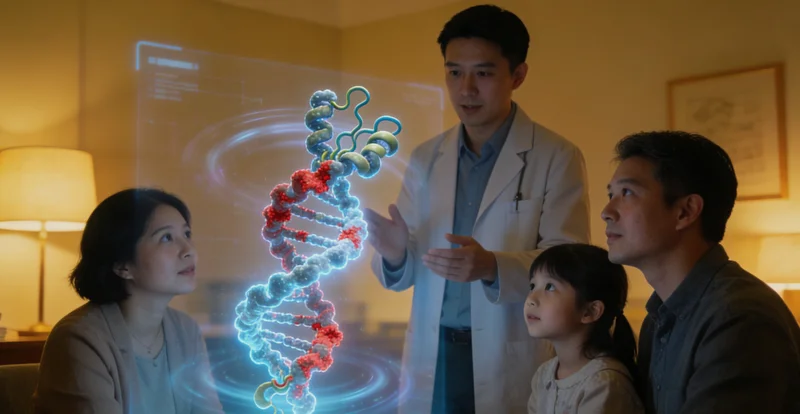 北镇女性进行遗传咨询与医生沟通