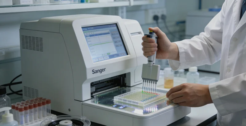 可克达拉分子诊断中心内的高通量