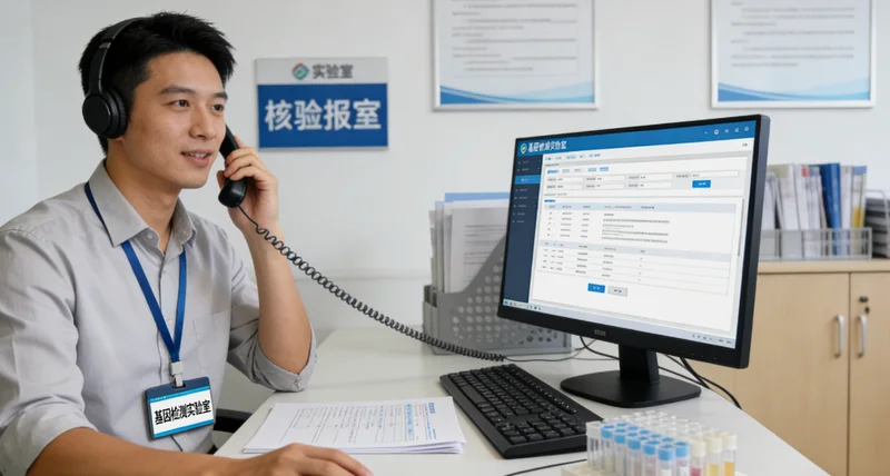 天门遗传咨询门诊中医生与咨询者