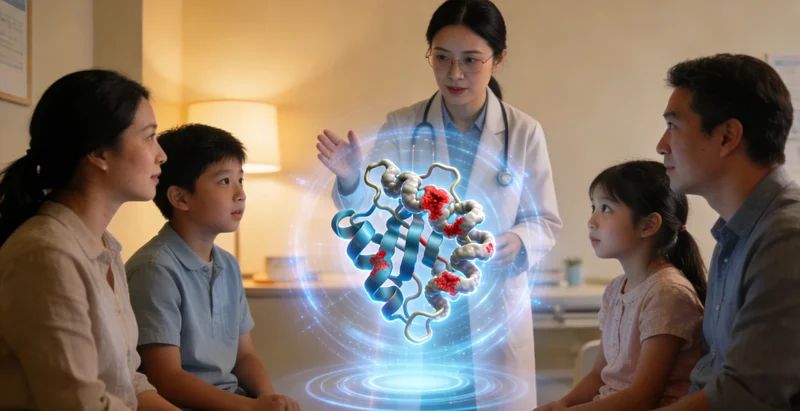 镶黄遗传咨询师与咨询者面对面沟