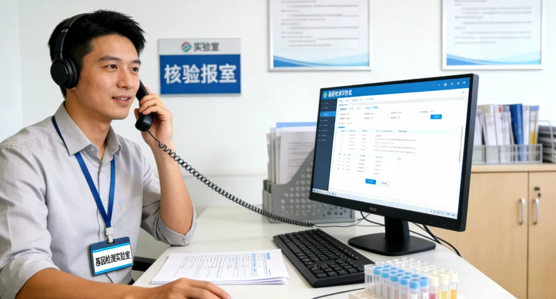 阿拉尔市民进行专业遗传咨询场景