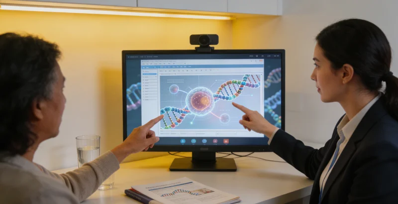 虎林医生与居民解读基因检测报告