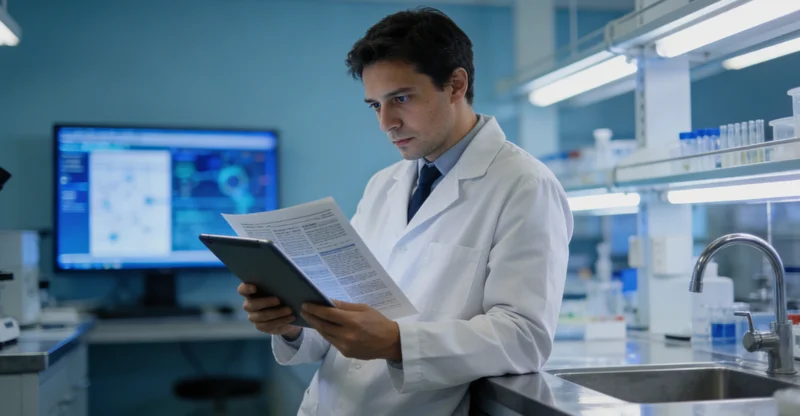 赤壁合作实验室进行基因测序分析