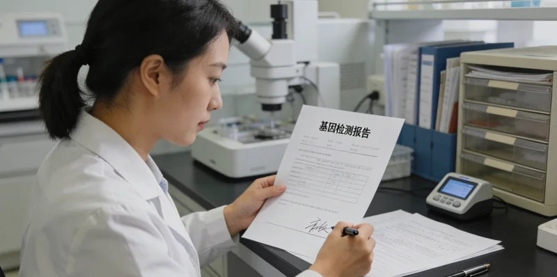 昆山患者查看基因检测分析报告