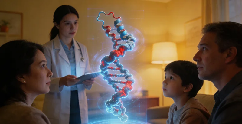 绵阳基因检测咨询流程示意图