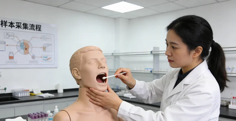 梧州本地基因检测采样点护士进行