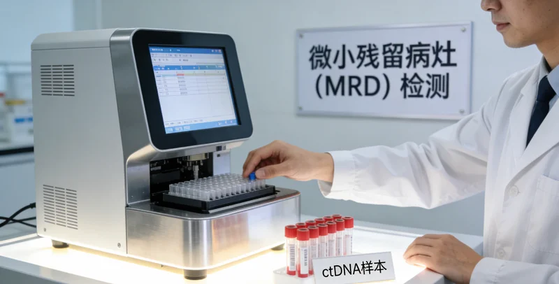 女性接受结肠镜检查示意图