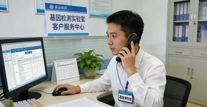 临江家庭在遗传咨询门诊进行健康