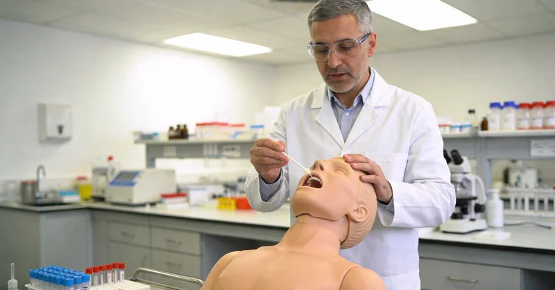 益阳本地基因检测采样过程示意图