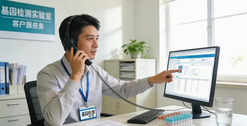 巴州患者接受专业遗传咨询场景