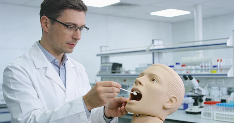 乌海基因检测采样现场示意