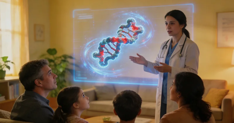 凌源家庭与遗传咨询师沟通场景