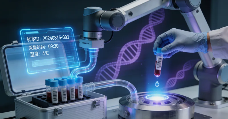 果洛州医护人员进行血液样本采集