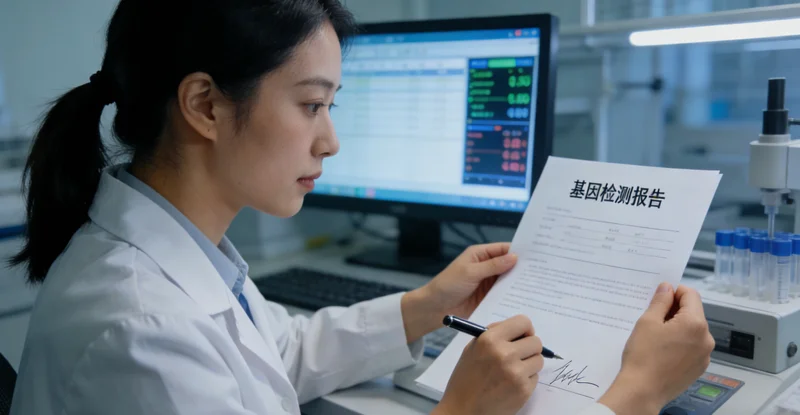 慈溪市民查看VHL基因检测报告