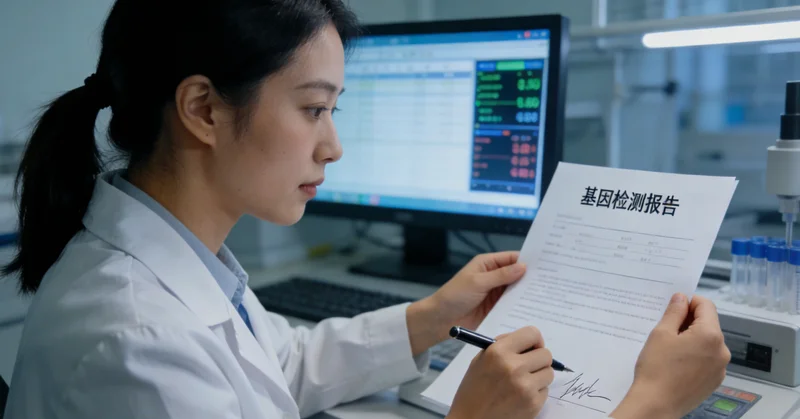 汨罗家庭共同查看基因检测报告讨