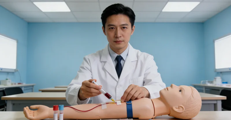 永康护士进行基因检测静脉血采样