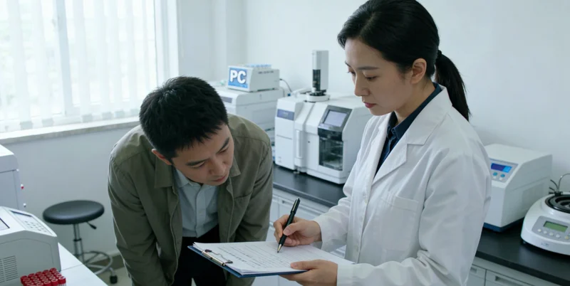 华蓥基因检测实验室技术人员进行