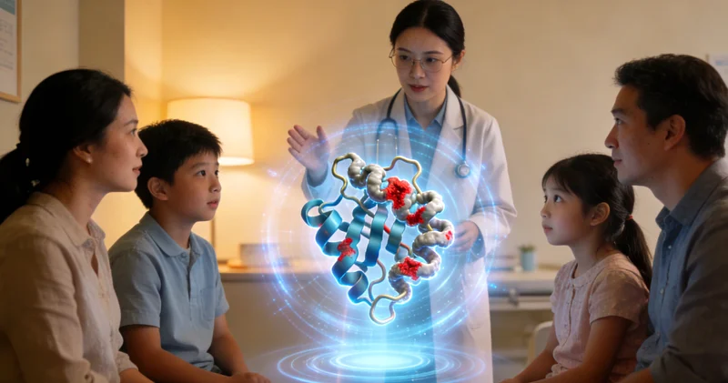 海伦遗传咨询师与患者家庭沟通场