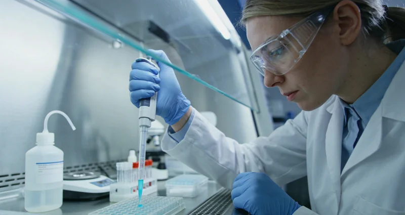 陈旗中年女性在医院进行甲状腺超