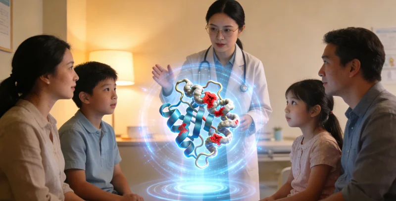 丹东患者进行遗传咨询场景