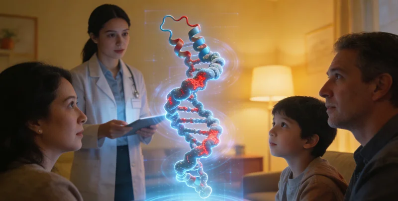 永安市民在遗传咨询门诊与医生交