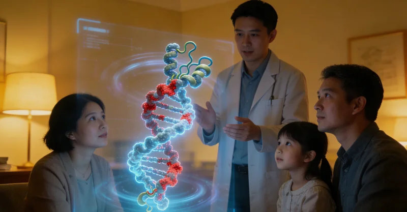 连云港遗传咨询师为家庭解读基因