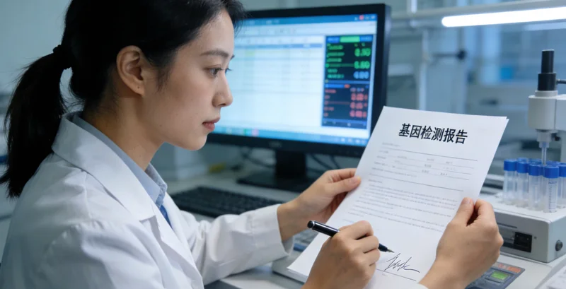 柳州专家在办公室解读基因检测报