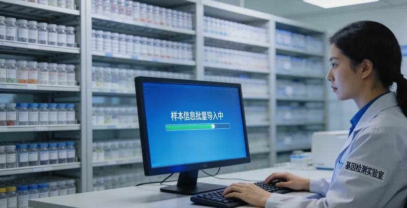 涿州居民在医院进行遗传咨询场景