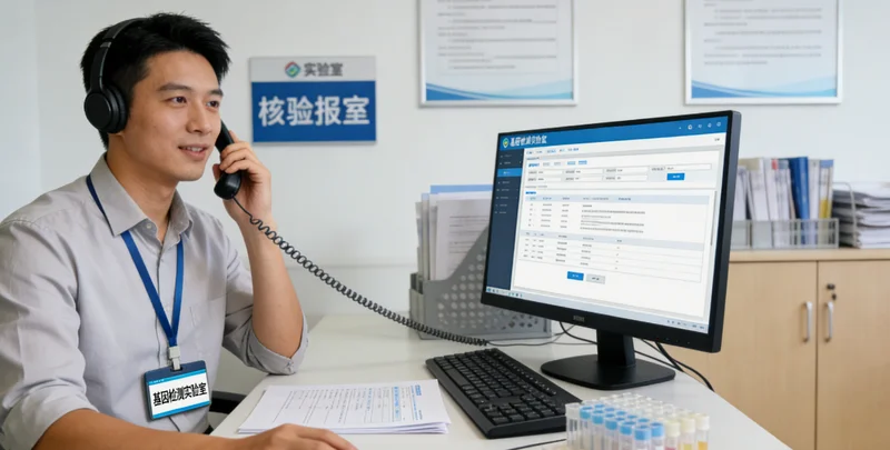 遵化市民向医生咨询基因检测问题