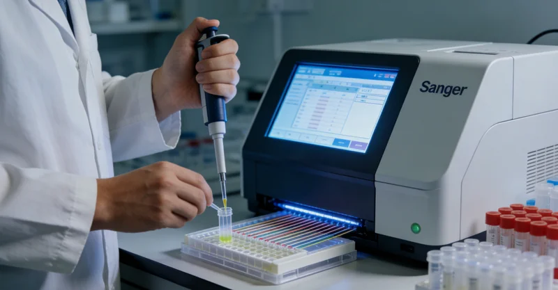 伊春基因检测实验室内部工作场景