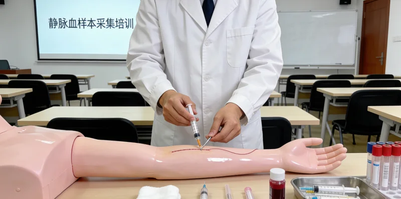 深圳市民在医院进行基因检测采血