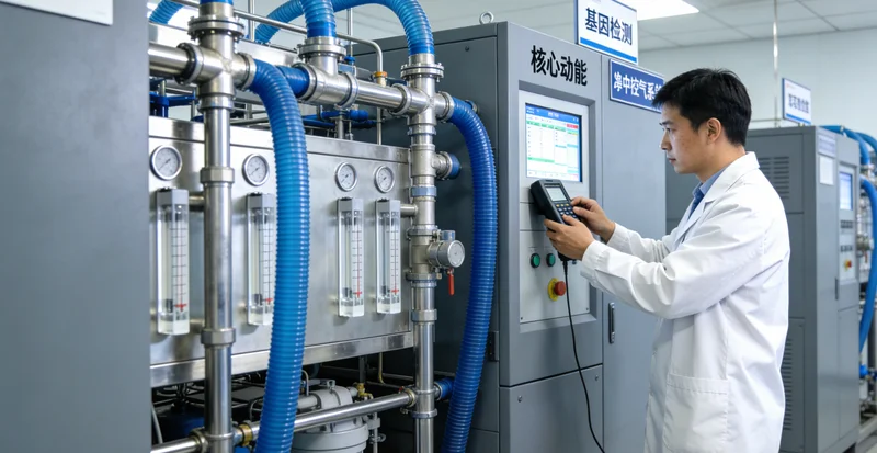 包头女性进行定期妇科超声检查场